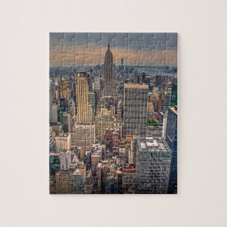 New York Skyline from Rockefeller Center Jigsaw Puzzle