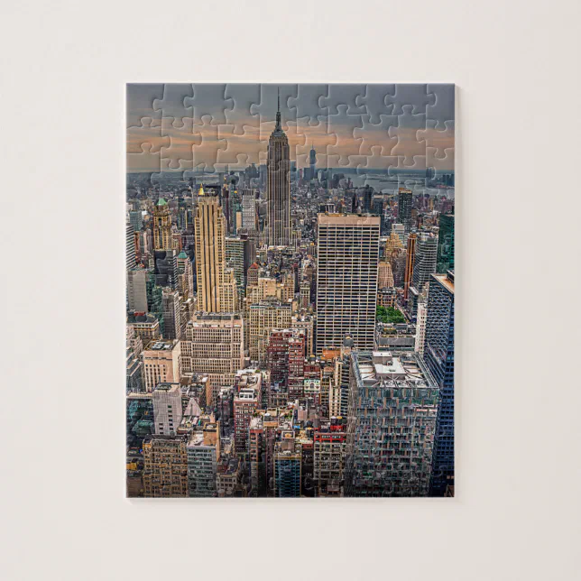 New York Skyline from Rockefeller Center Jigsaw Puzzle | Zazzle