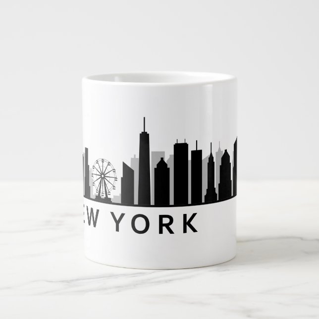 New York Skyline Giant Coffee Mug (Front)