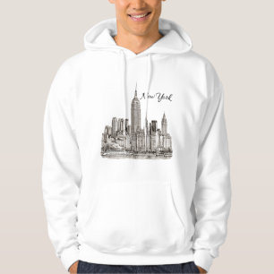 New York Skyline Hoodie