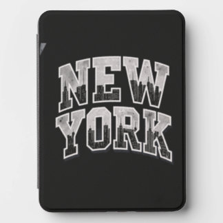 New York skyline integrated silhouette black Kindle Cover