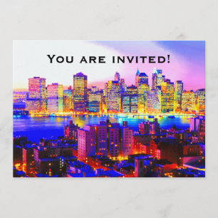 New York Skyline Invitation