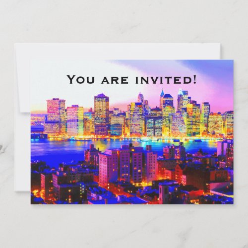 New York Skyline Invitation