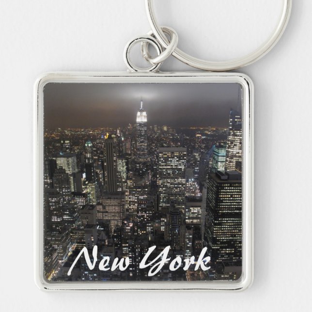New York Skyline Key Chain New York Souvenirs (Front)