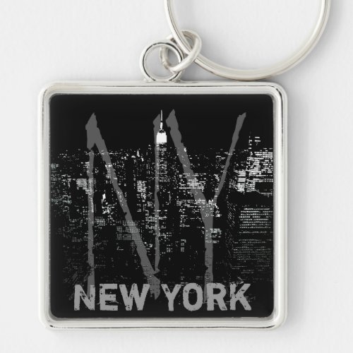 New York Skyline Key Chain New York Souvenirs