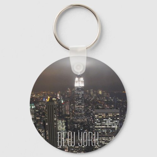 New York Skyline Key Chain New York Souvenirs