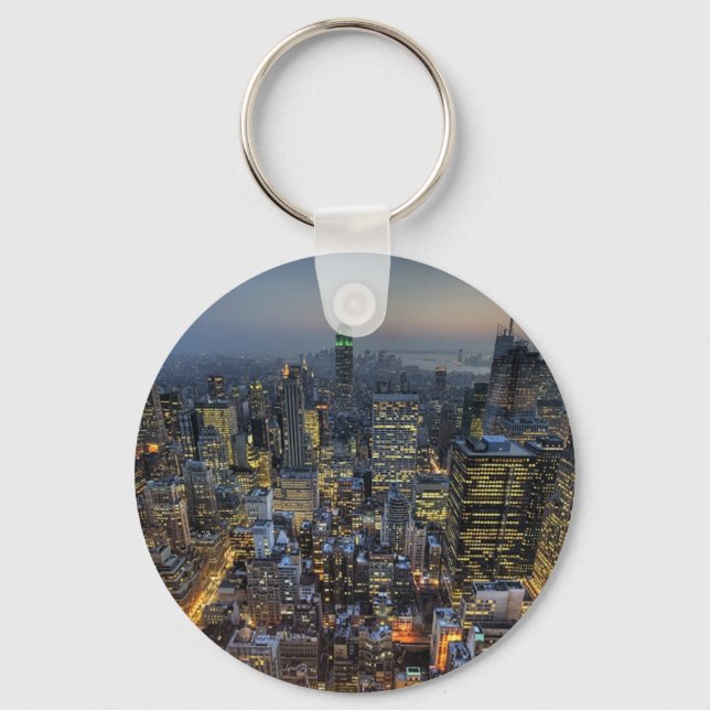 New York Skyline Keychain (Front)