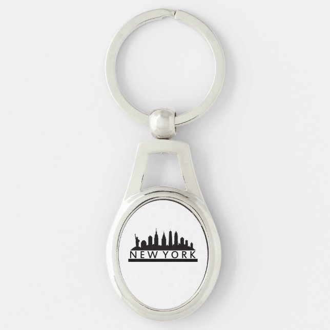 New York Skyline Keychain (Front)