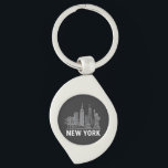 New York Skyline Keychain – Iconic City Landmark<br><div class="desc">Carry a piece of the Big Apple with you everywhere! This New York skyline keychain features the iconic Empire State Building,  Brooklyn Bridge,  and Statue of Liberty in a stylish urban design. Perfect as a travel souvenir,  thoughtful gift,  or everyday accessory for New York lovers.</div>
