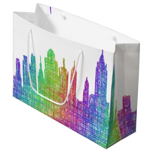 New York skyline Large Gift Bag