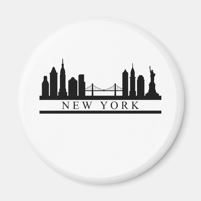 New York Skyline Magnet (Front)