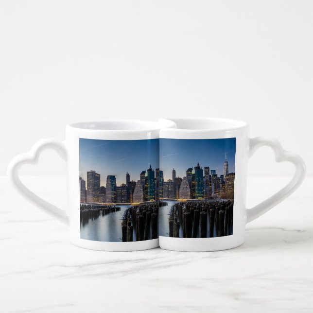 New York Skyline Mug Set (Front Nesting)