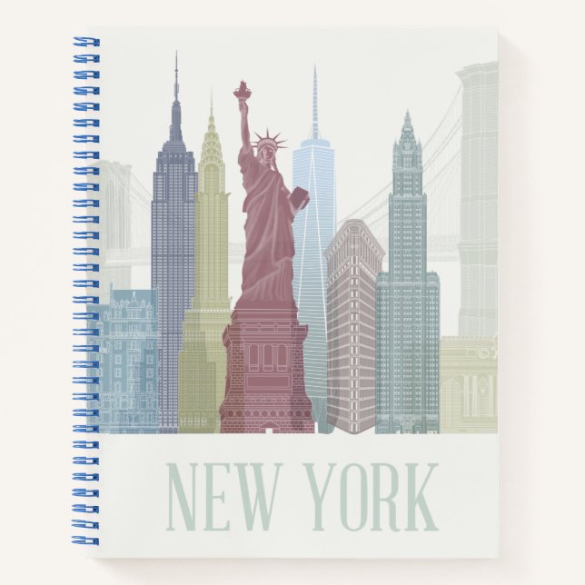 New York Skyline Notebook (Front)