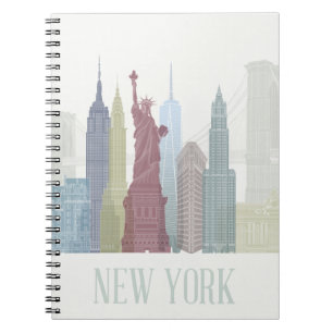 New York Skyline Notebook