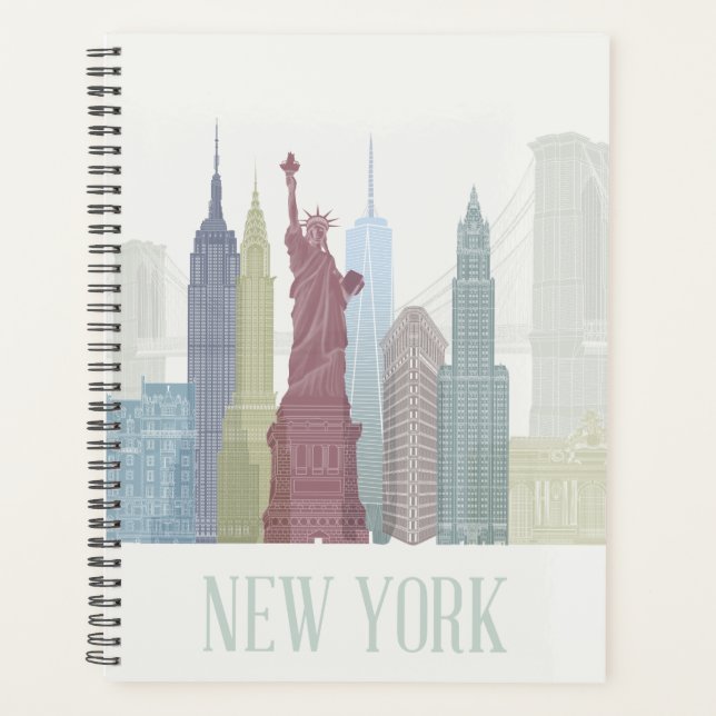 New York Skyline Planner (Front)