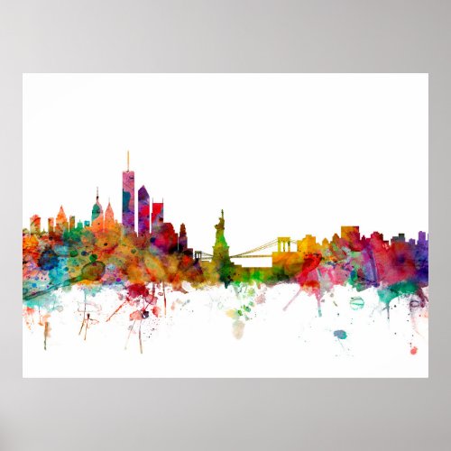 New York Skyline Poster