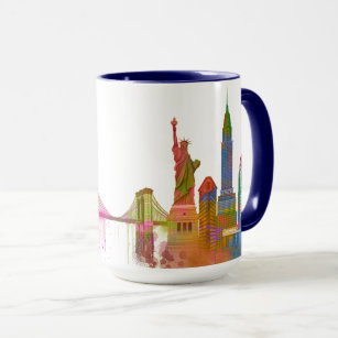 New York Skyline - Rainbow Mug