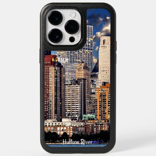 New York Skyline Sailboat on the Hudson River OtterBox iPhone 14 Pro Max Case