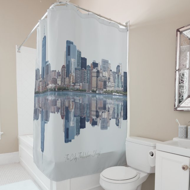 New York Skyline Shower Curtain (NY Skyline Shower Curtain)