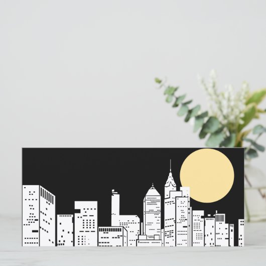 New York Skyline Silhouette (Standing Front)