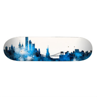 New York Skyline Skateboard Deck