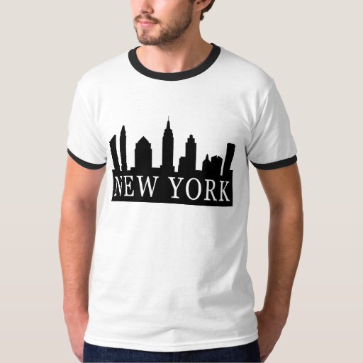 New York Skyline T-Shirt | Zazzle