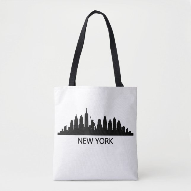 New York Skyline Tote Bag (Front)