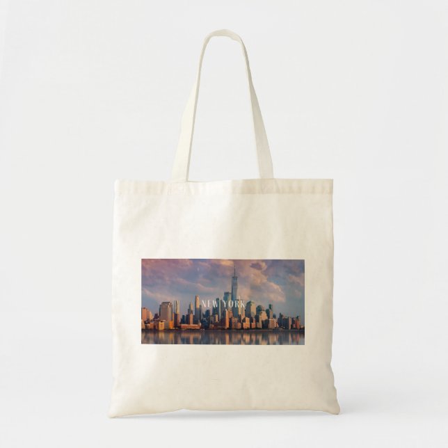 New York Skyline Tote Bag (Front)