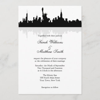 New York Skyline Wedding Invitations