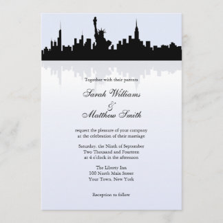 New York Skyline Wedding Invitations