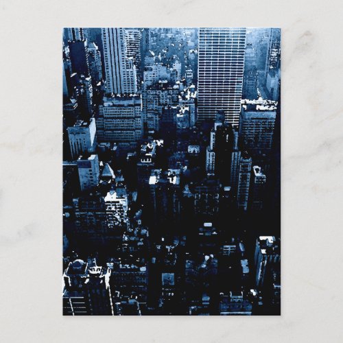 New York Skyscrapers Postcard