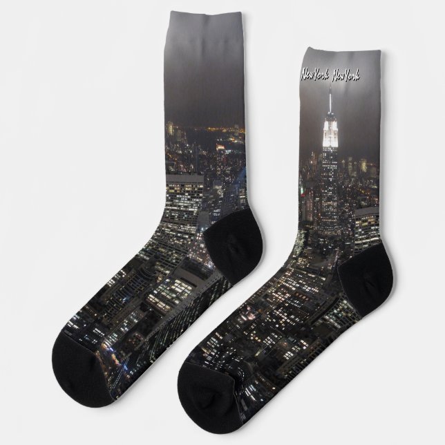 New York Socks NYC Souvenir Socks Custom (Left)
