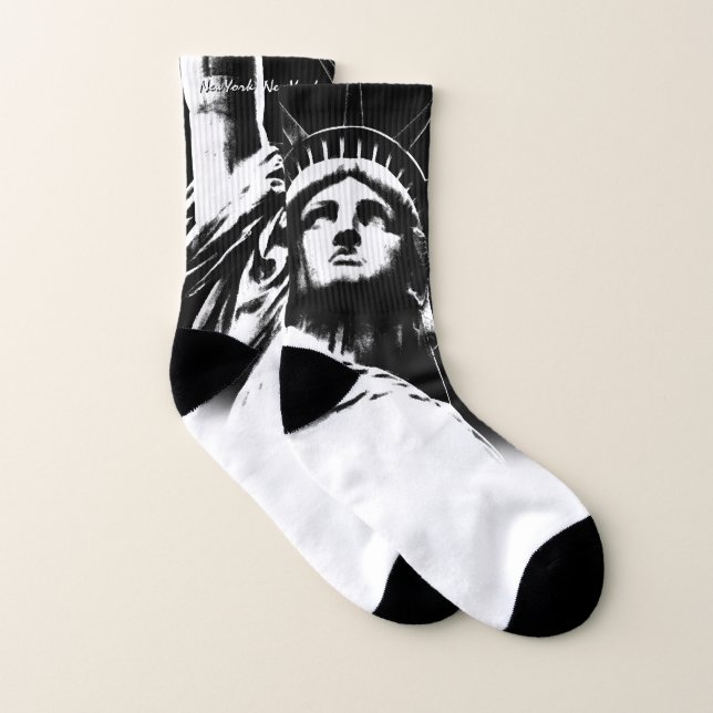 New York Socks Statue of Liberty NY Souvenir Socks (Pair)