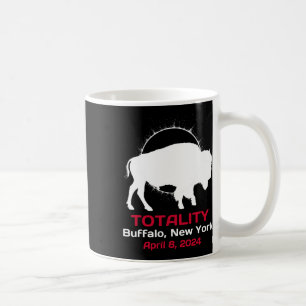 New York Solar Eclipse Totality April 8 2024  Coffee Mug