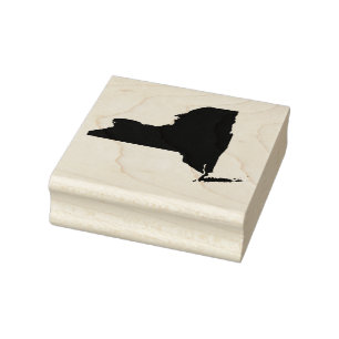 New York Solid Rubber Art Stamp