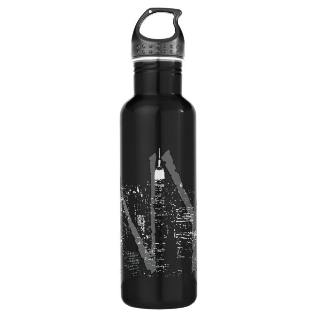 New York Souvenir Cool NYC Stainless Steel Water Bottle (Front)