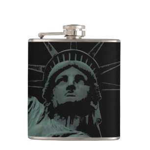 New York Souvenir Flask Statue of Liberty Flask