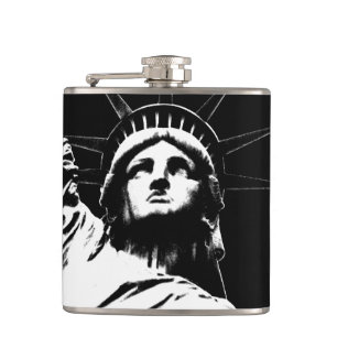 New York Souvenir Flask Statue of Liberty Flask