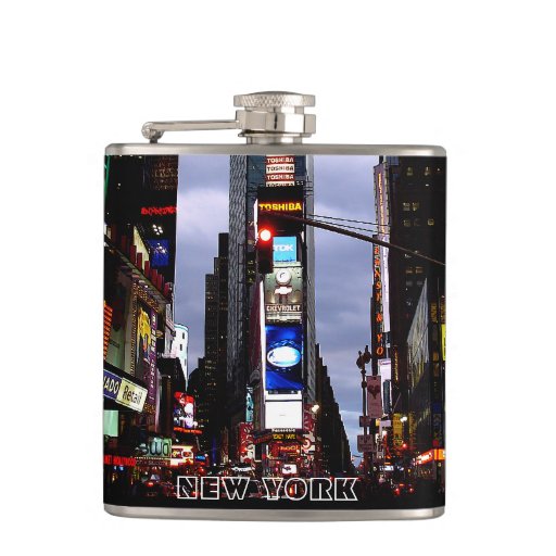 New York Souvenir Flask Times Square Souvenir Flas | Zazzle