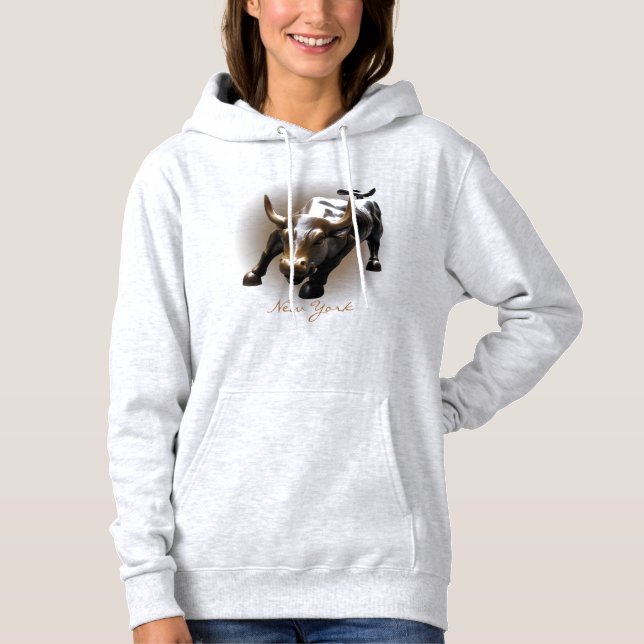 New York Souvenir Hoodie Bull NY Shirt Souvenir (Front)