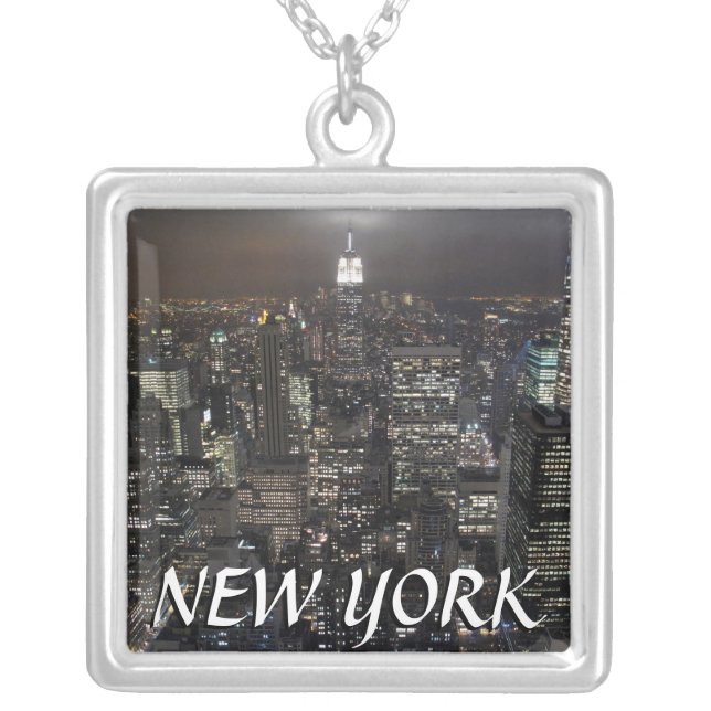 New York Souvenir Necklace New York City Gifts (Front)