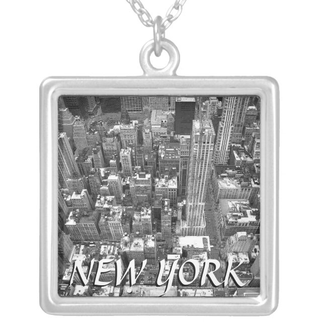 New York Souvenir Necklace New York City Gifts (Front)