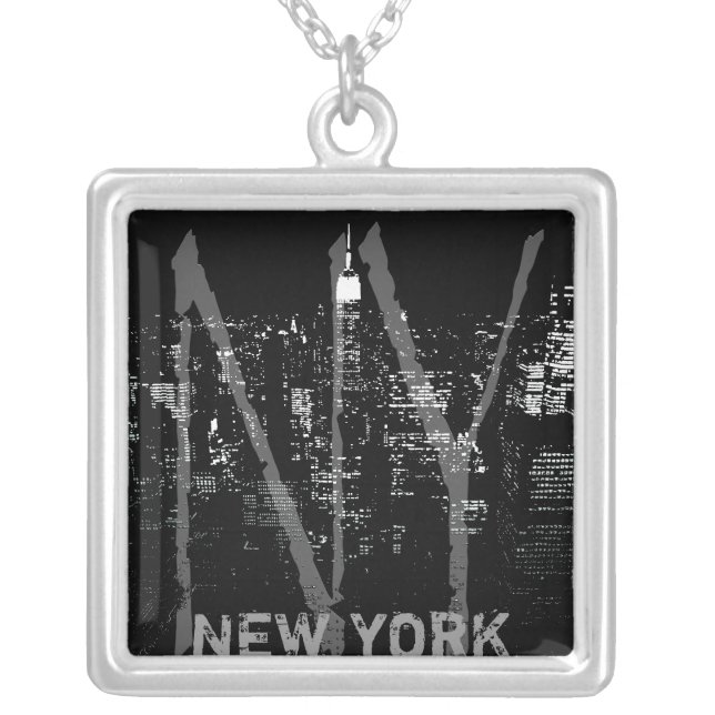 New York Souvenir Necklace New York City Gifts (Front)
