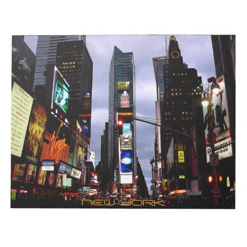 New York Souvenir Notepad NY Time Square Notepad