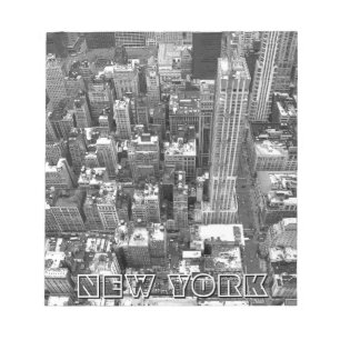 New York Souvenir Notepad Retro NYC View Gift