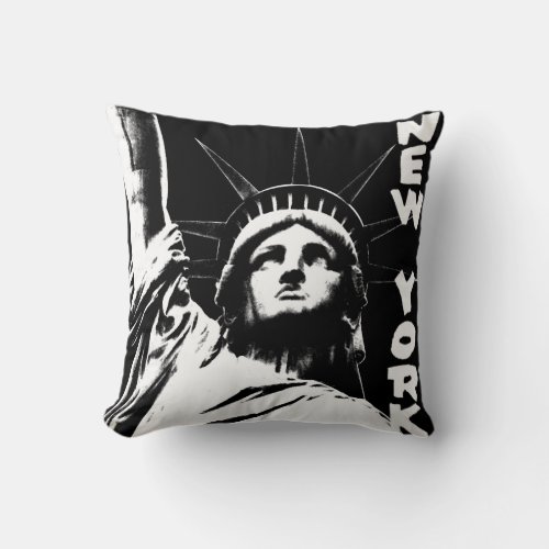 New York Souvenir NY Statue of Liberty Pillow