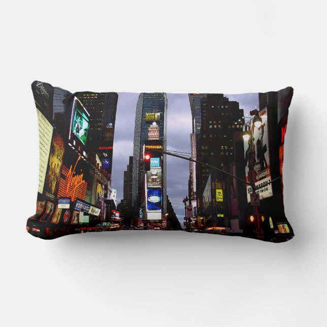 New York Souvenir Pillows NY Times Square Pillow (Front)