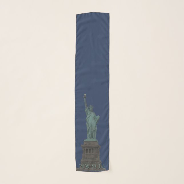 New York Souvenir Scarf Statue of Liberty NY Scarf (Front)