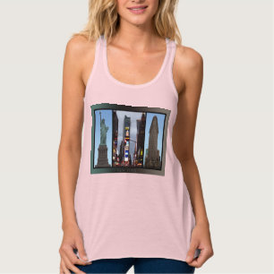 New York Souvenir Tank Top Lady's Times Square Top