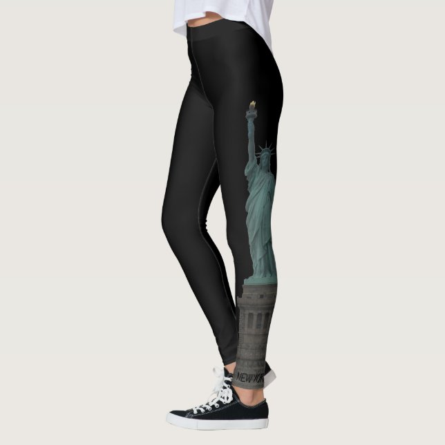 New York Souvenir Tights Statue of Liberty Legging (Left)